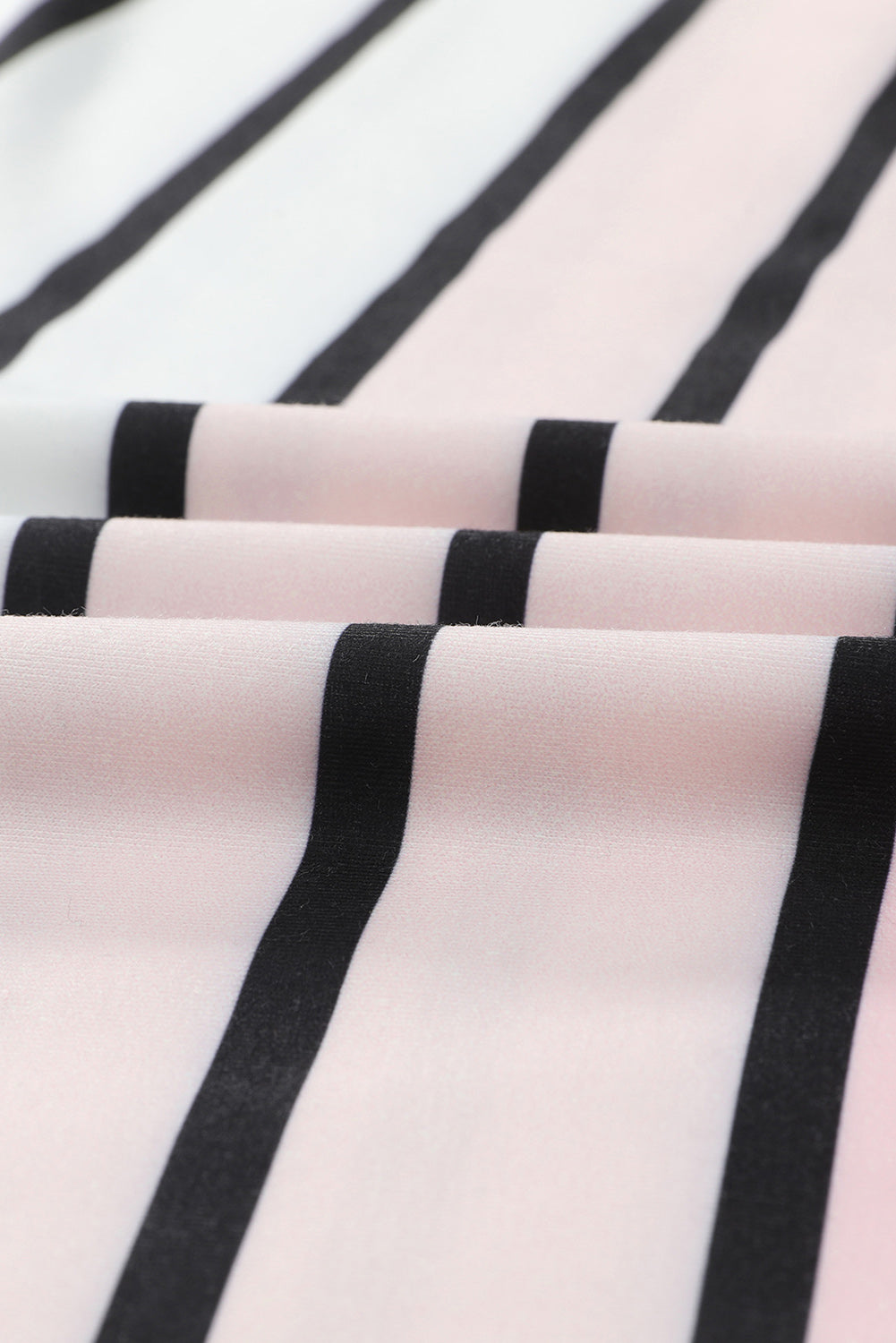Striped Print Smocked Halter Open Back Fit Flare Dress